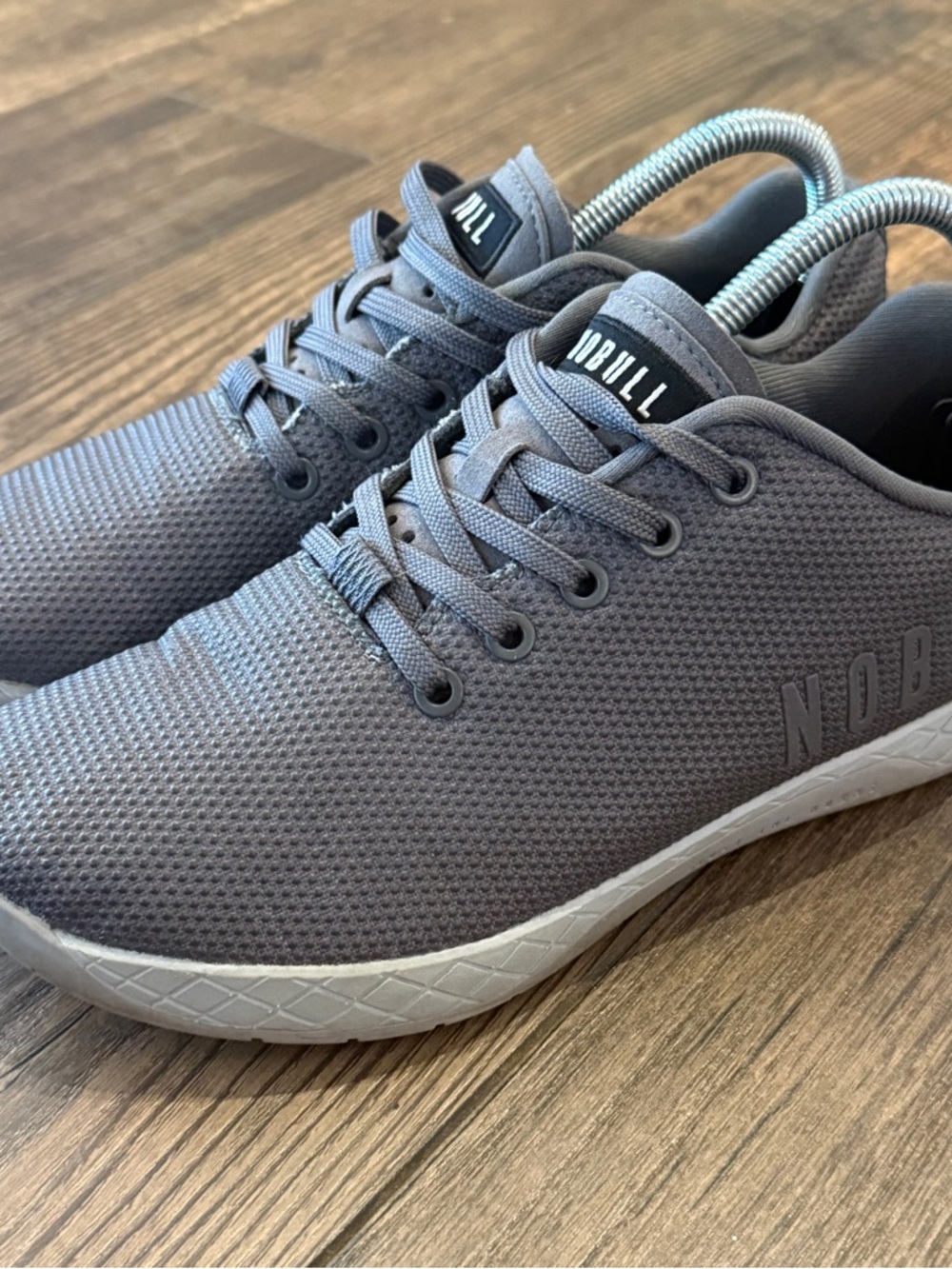 NO BULL SuperFabric Gray Athletic Sneaker Trainers Shoes Mens US 7 Womens 8.5